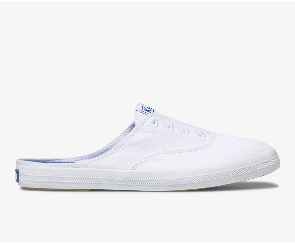 Mules Keds Mujer Blancos - Moxie - 8715-DZFQR